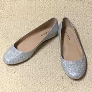 Silver Flats size 6.5 - Call it Spring brand